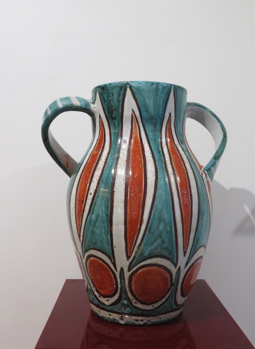 Grand vase en céramique de Vallauris.