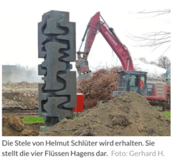 sculpture abstraite et brutaliste en fonte d’aluminium de l’artiste allemand Helmut Schlüter-photo-3