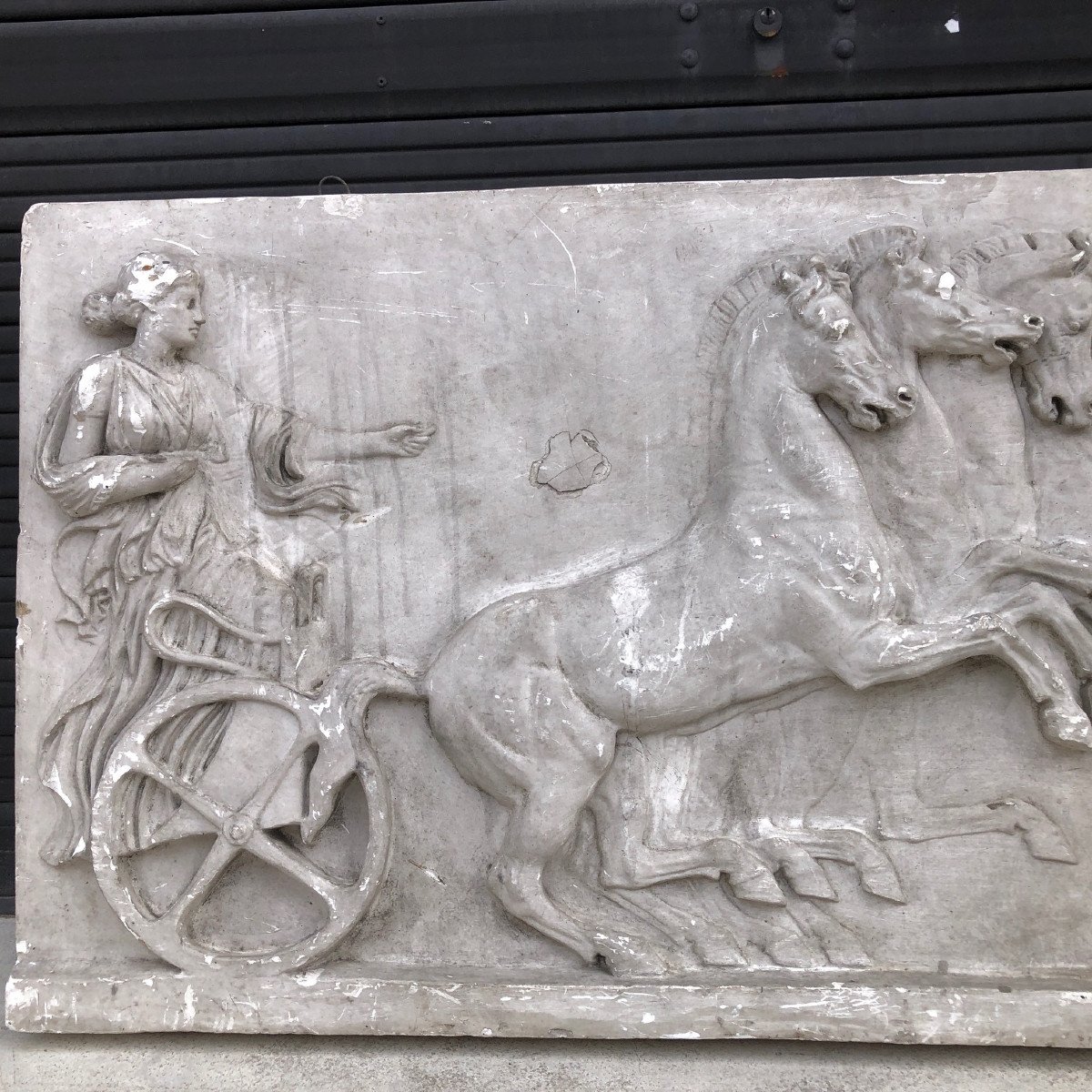 Bas-relief, Frieze, Academic Plaster Representing “eos Driving His Chariot”-photo-3