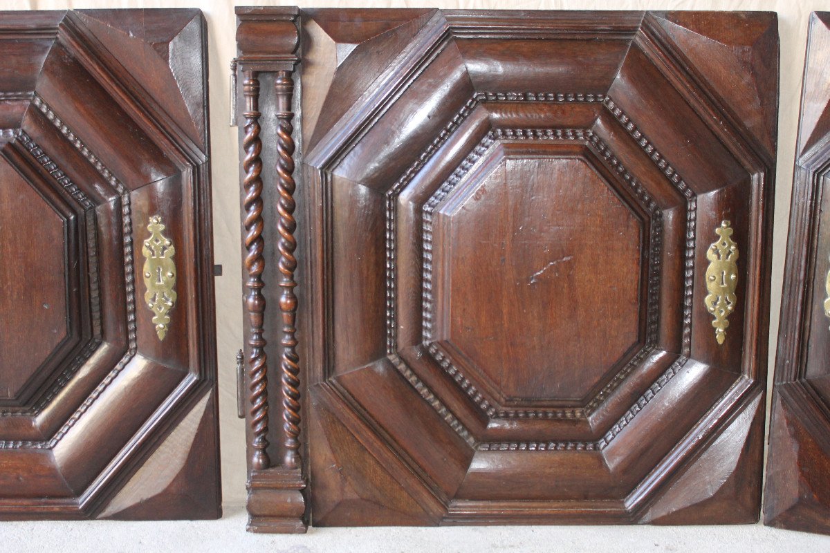 3 Saint Malo Panel Doors, 18th Century Louis XIII Style-photo-3