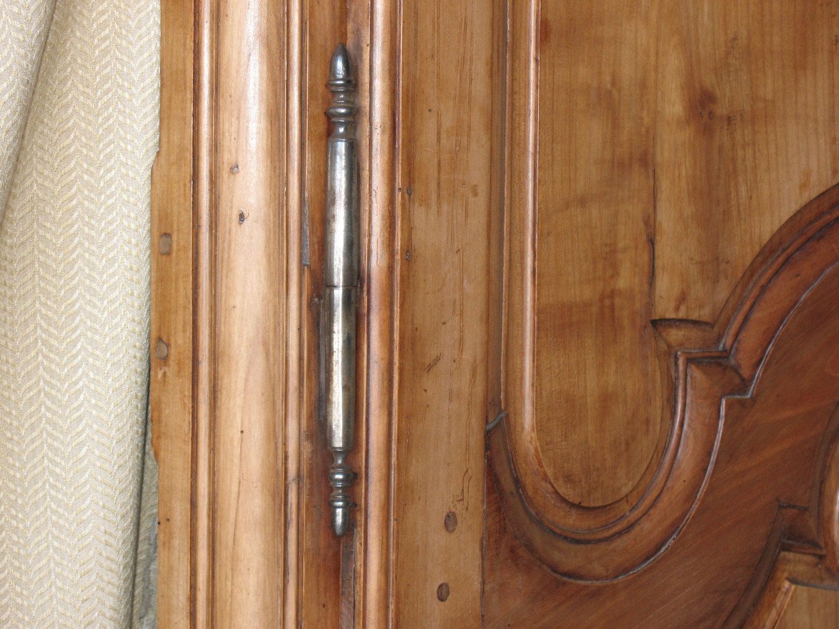 Cherrywood Paneling With 2 Doors, 19th Century, Louis XV Style-photo-1