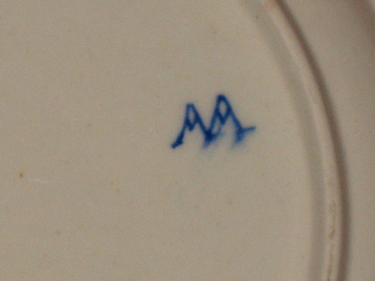 Soft Porcelain Plate From Arras Or Tournai 18th Century Decor With La Brindille-photo-3