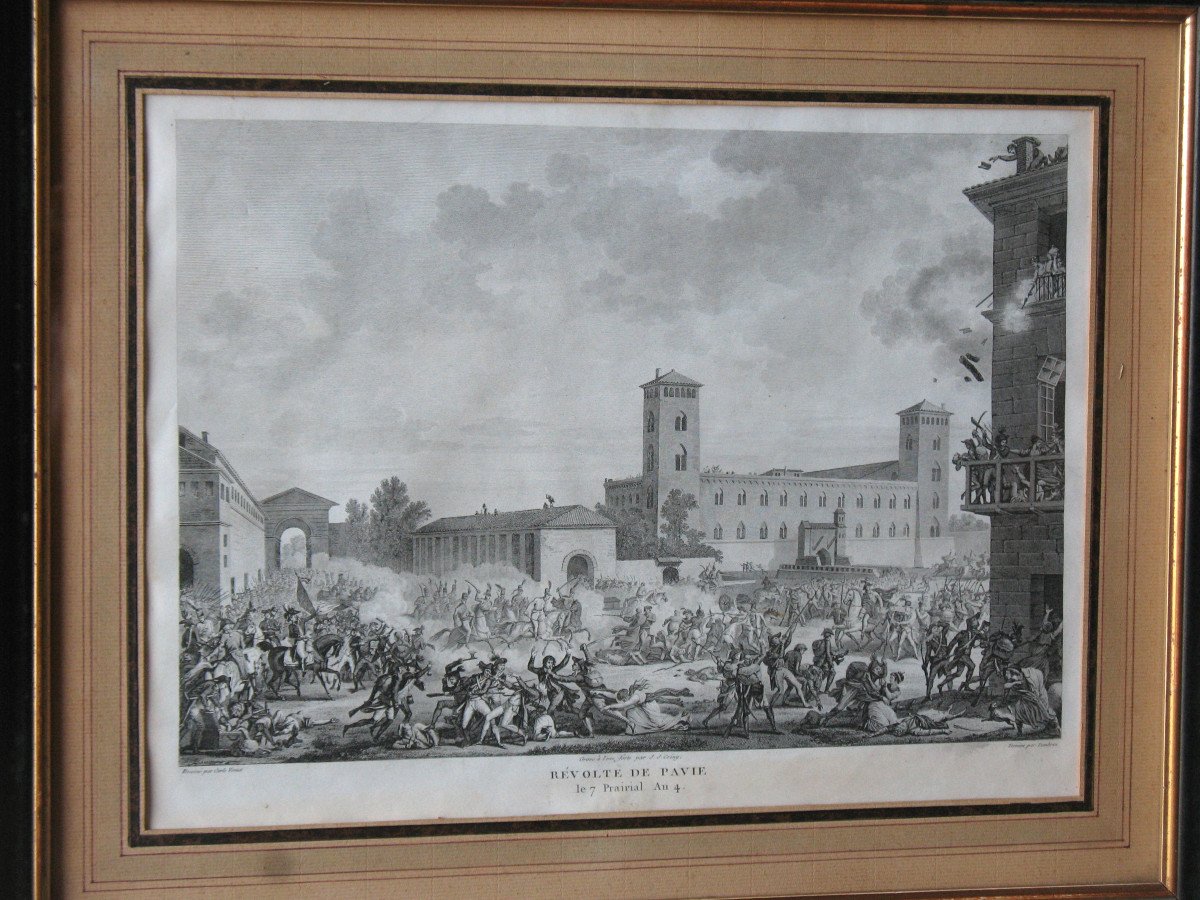 The Napoleonic Battles Set Of 5 Large Framed 19th Century Engravings-photo-4