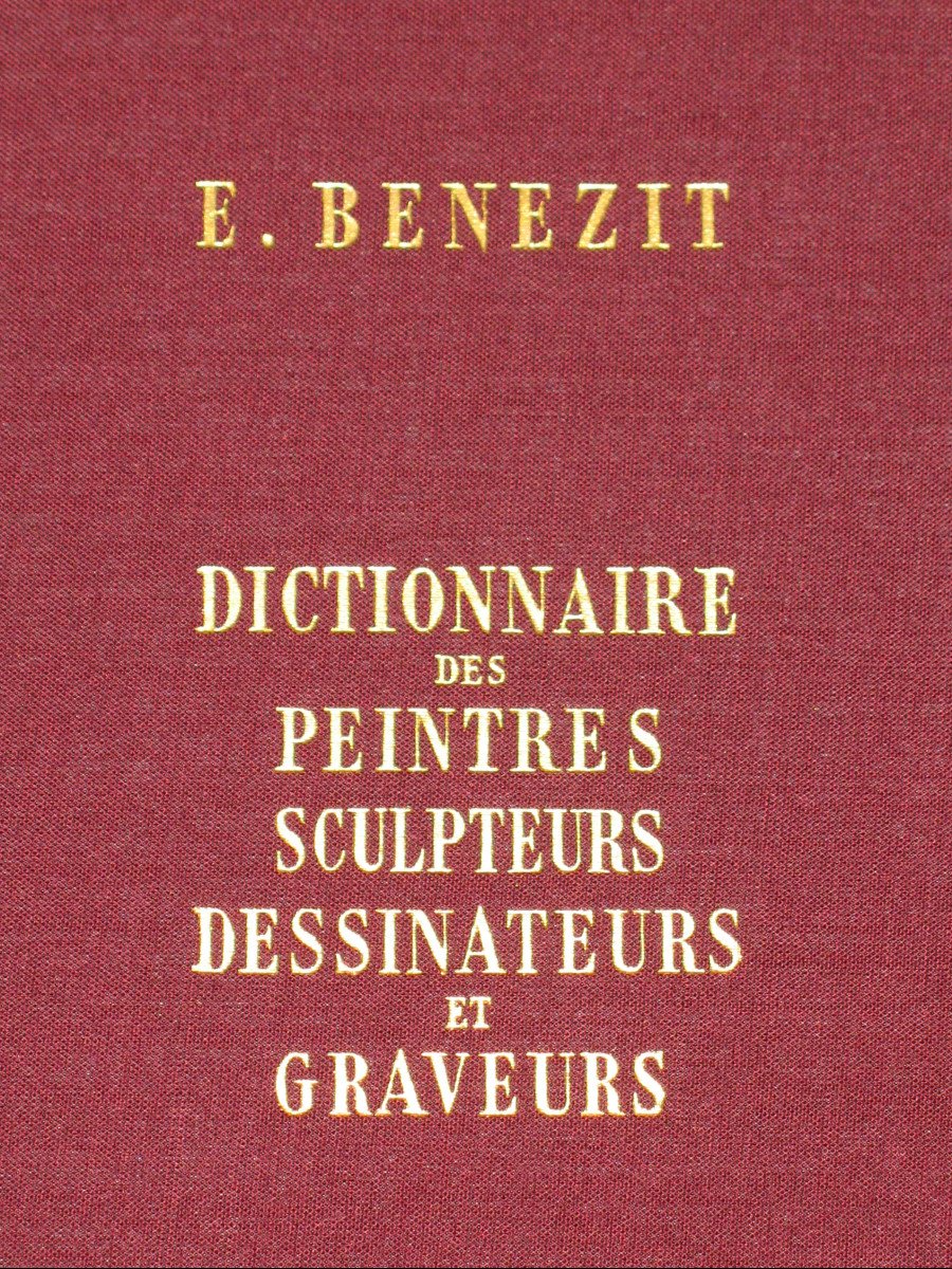 Dictionnaire des peintres sculpteurs dessinateurs et graveurs par E. Bénézit complet  8 volumes-photo-8