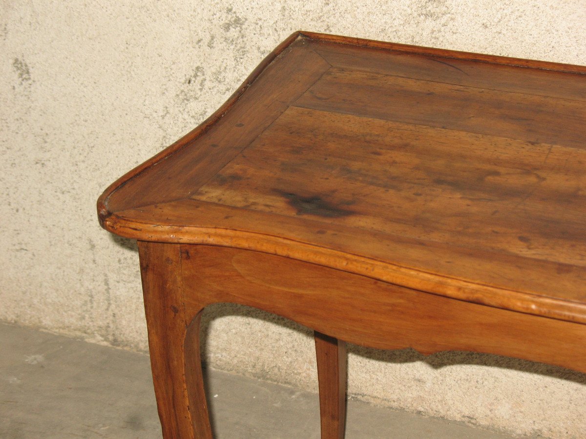 Lady's Desk In Walnut With 1 Drawer Louis XV Period 18th-photo-4