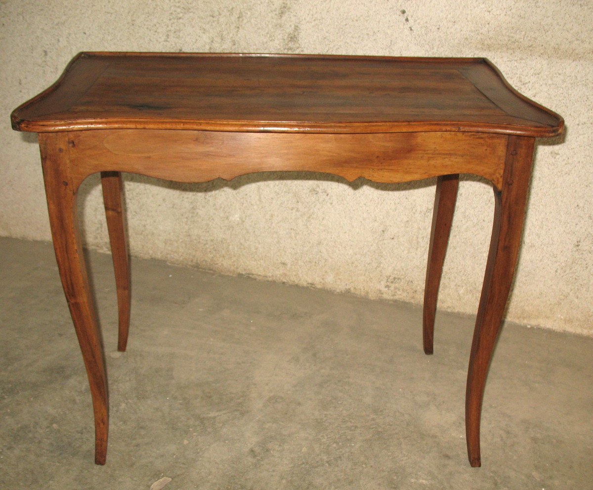 Lady's Desk In Walnut With 1 Drawer Louis XV Period 18th