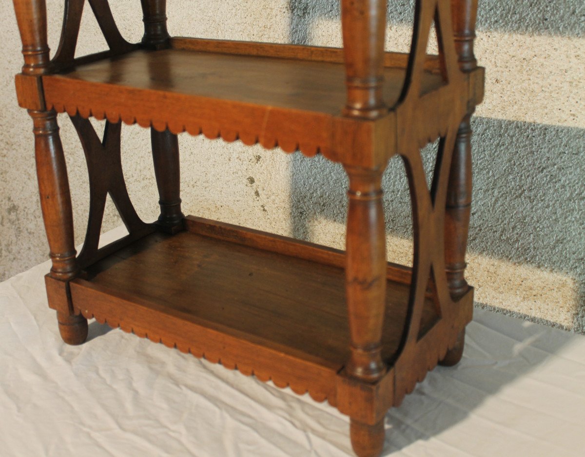 Small Shelf Or Verriot In Fruit Wood, 19th Century Origin Provence-photo-3