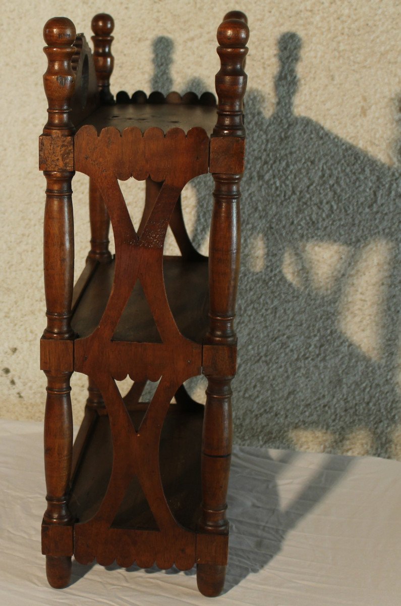 Small Shelf Or Verriot In Fruit Wood, 19th Century Origin Provence-photo-2