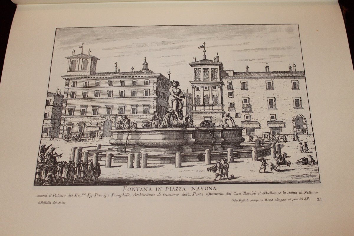 Les fontaines de Rome recueil illustré d'après les 107 gravures de G. Falda "Fontane di Roma" -photo-3