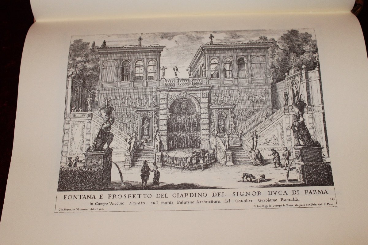 Les fontaines de Rome recueil illustré d'après les 107 gravures de G. Falda "Fontane di Roma" -photo-1