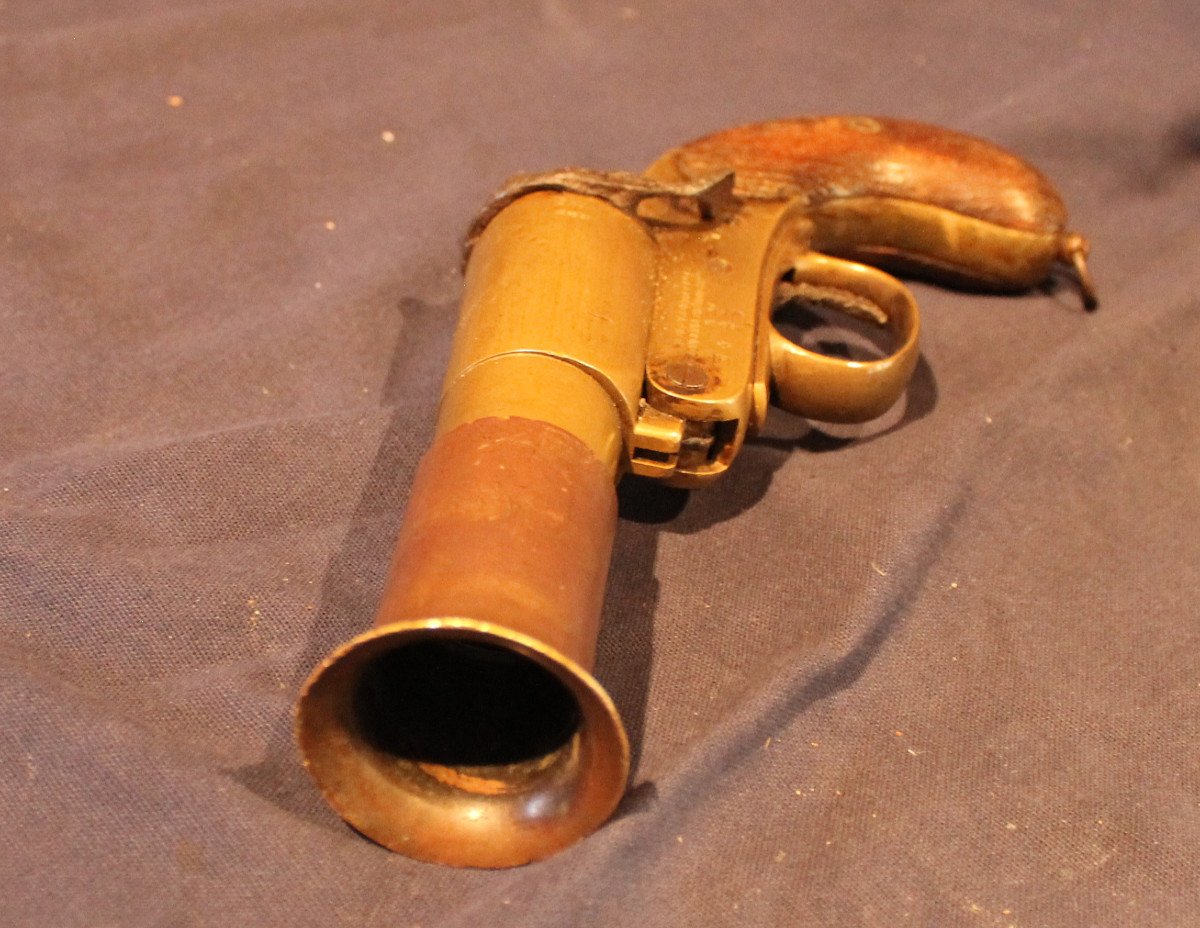 Royal Navy Webley & Scott Flare Gun Dated 1917 British Army -photo-8