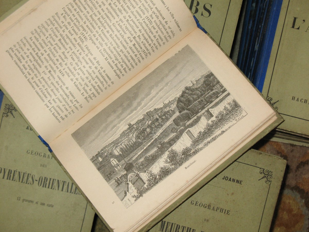 Collection Of 69 Books On The French Departments By A. Joanne-photo-5