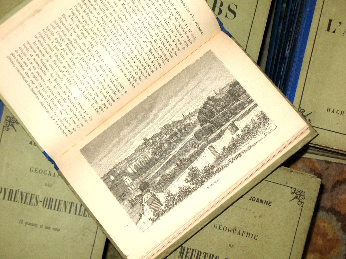 Collection Of 69 Books On The French Departments By A. Joanne