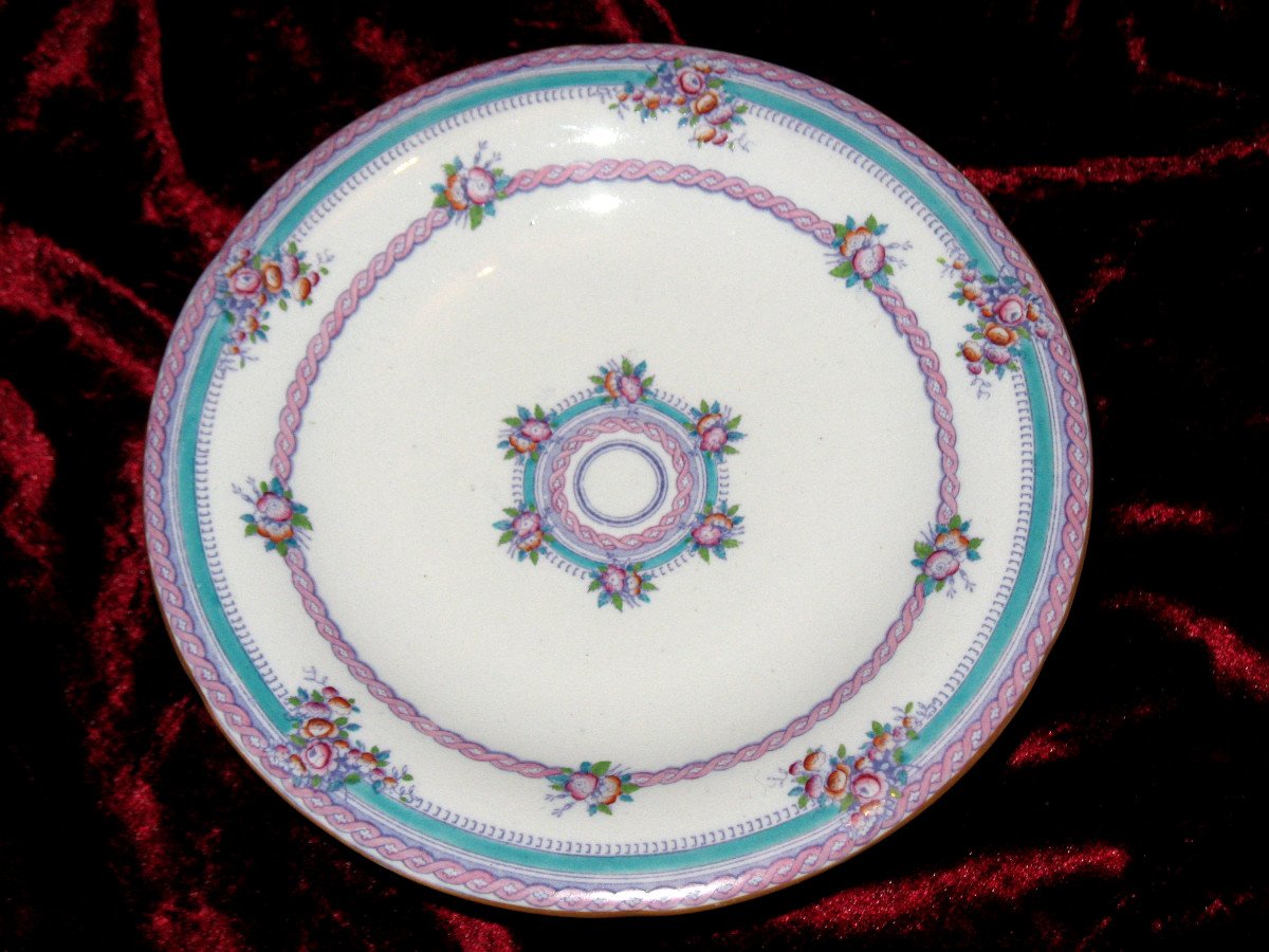 Dessert Service In English Earthenware 19th Time Decor By Minton-photo-2