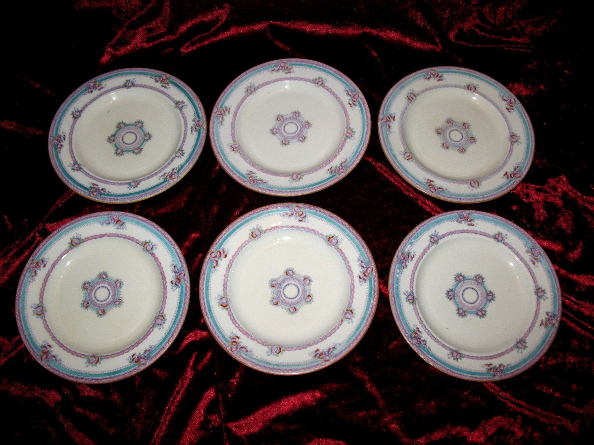 Dessert Service In English Earthenware 19th Time Decor By Minton-photo-4