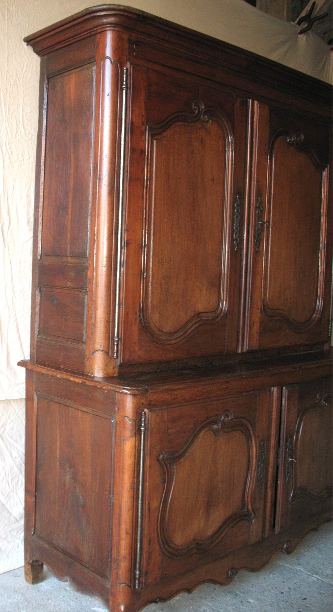 Buffet 2 Bodies From The 18th Regency Period In Fruit Wood-photo-8