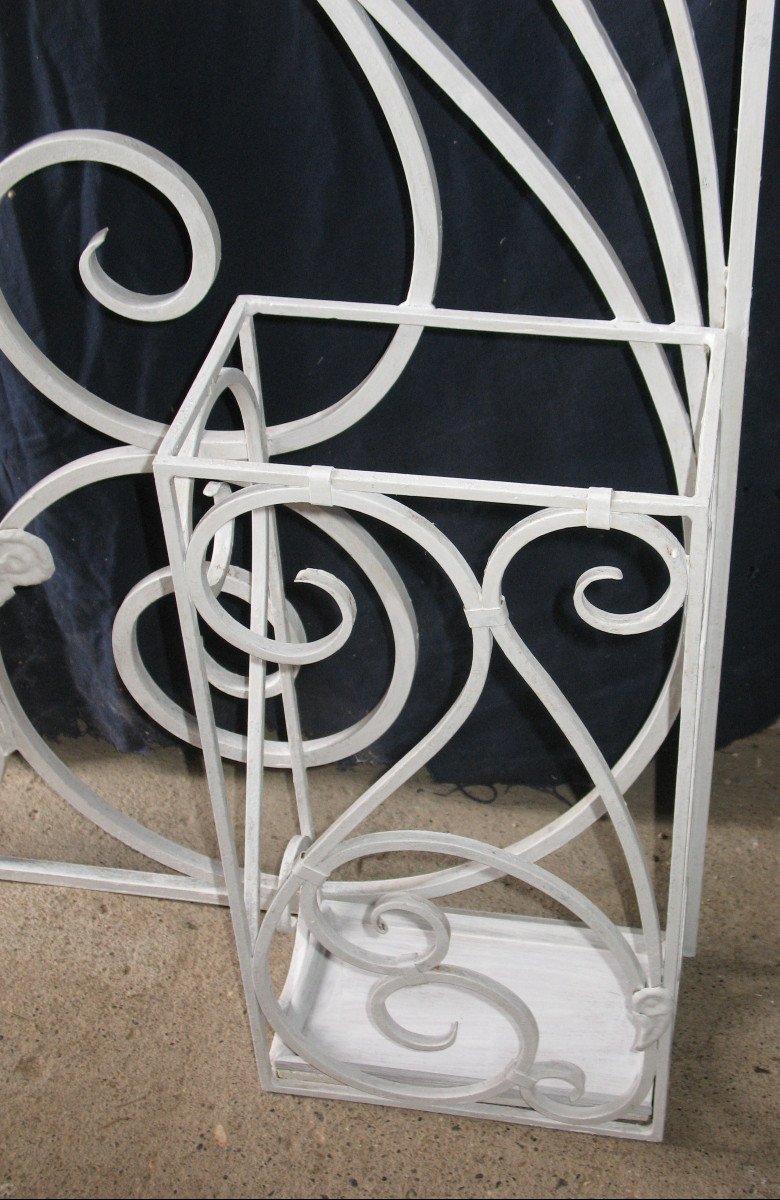 Wrought Iron Coat Rack-photo-4