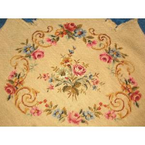 Louis XVI Style Handmade Floral Tapestry Chair Trim
