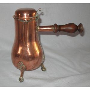 19th Century Copper Coquemar