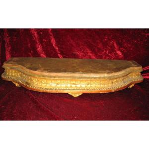 18th Century Gilded Wooden Base For Pendulum, Bronze, Sculpture, Etc.