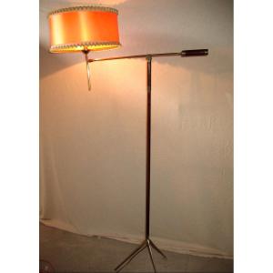 Tripod Floor Lamp With Pendulum Lunel Edition Circa 1950