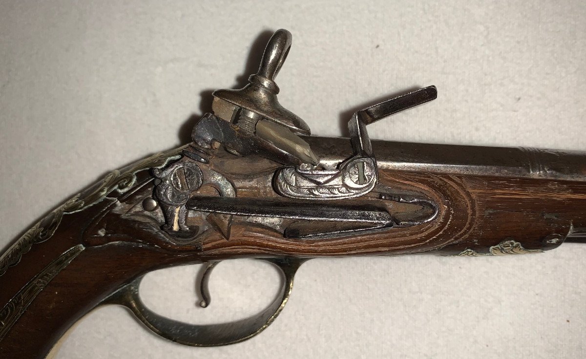 Flintlock Pistol Spain 18th Century-photo-2