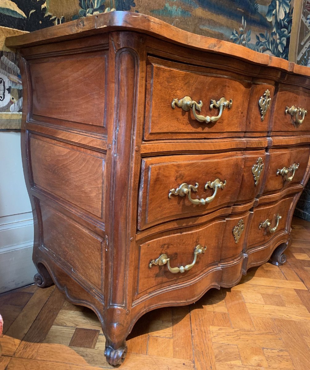 Louis XV Crossbow Chest Of Drawers-photo-3