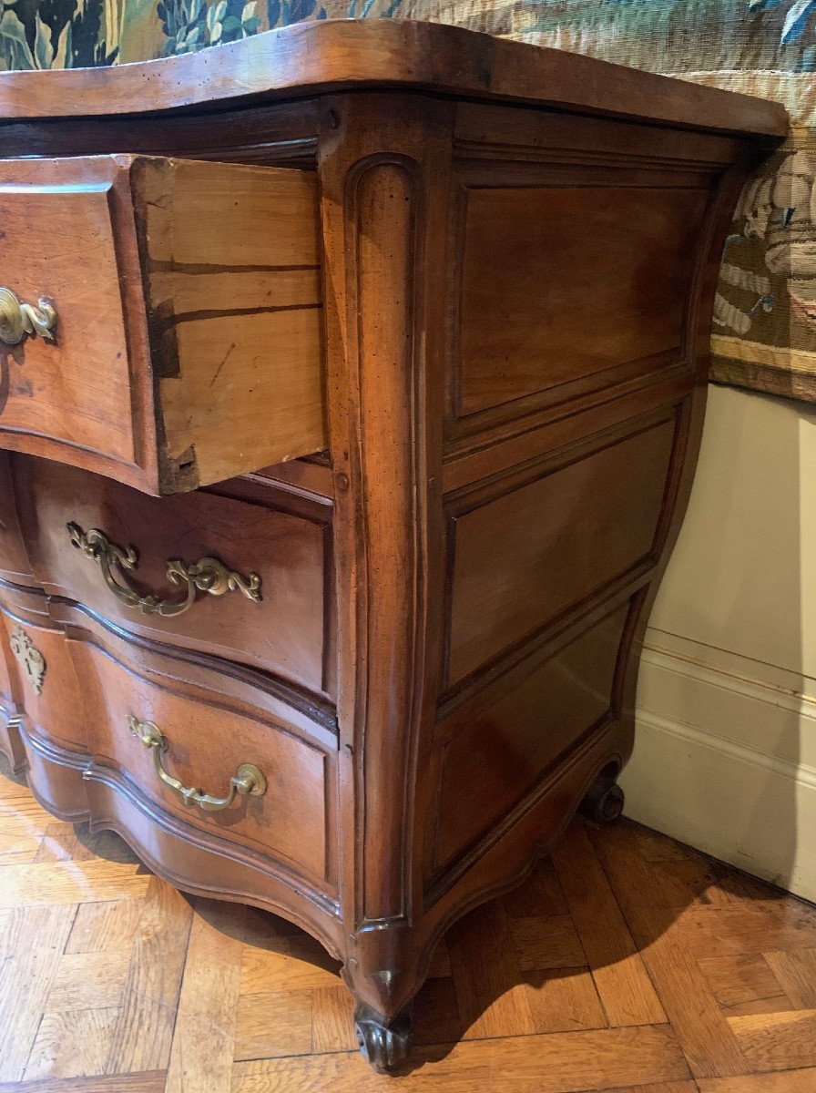 Louis XV Crossbow Chest Of Drawers-photo-4