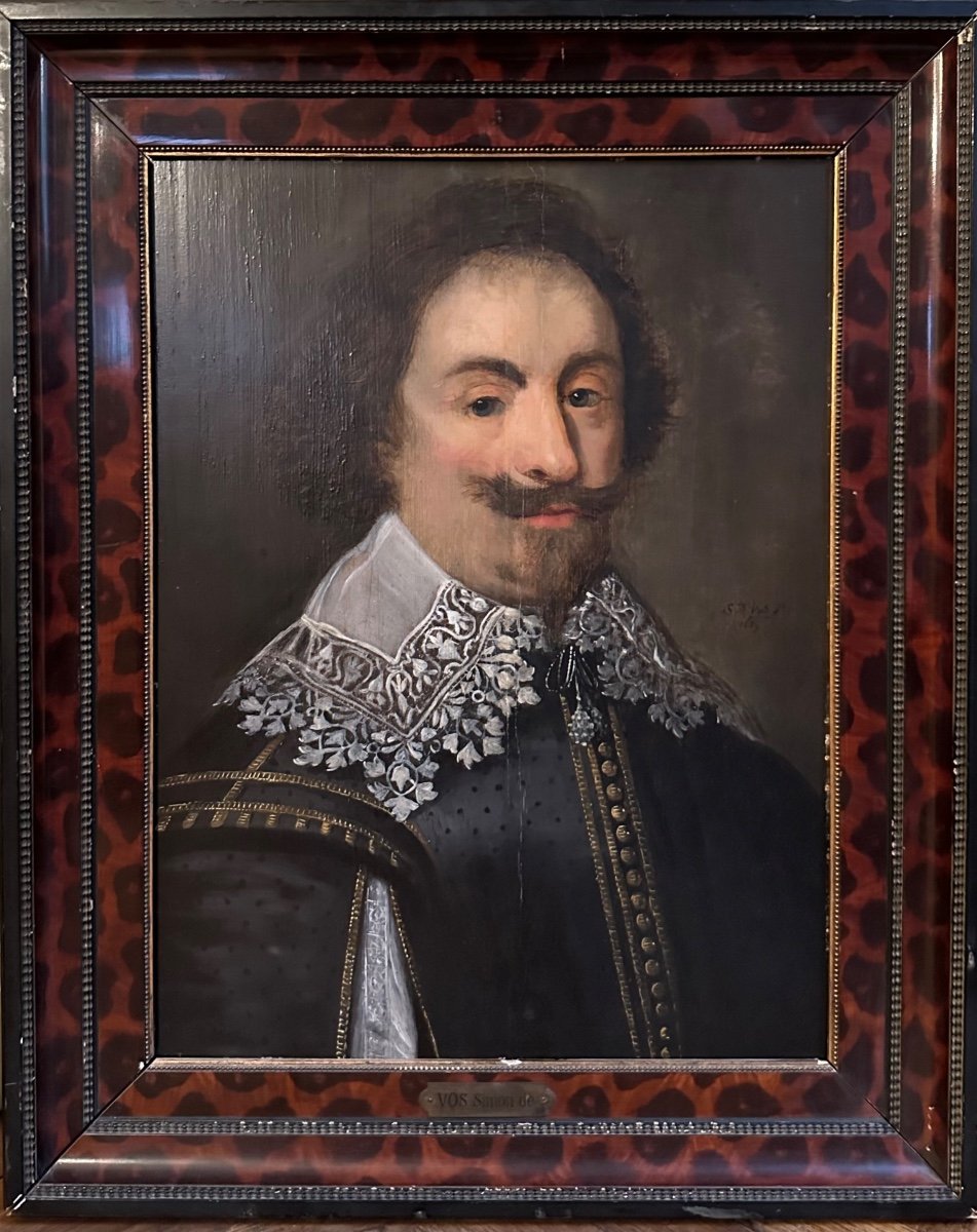 Portrait d'homme Par Simon De Voos