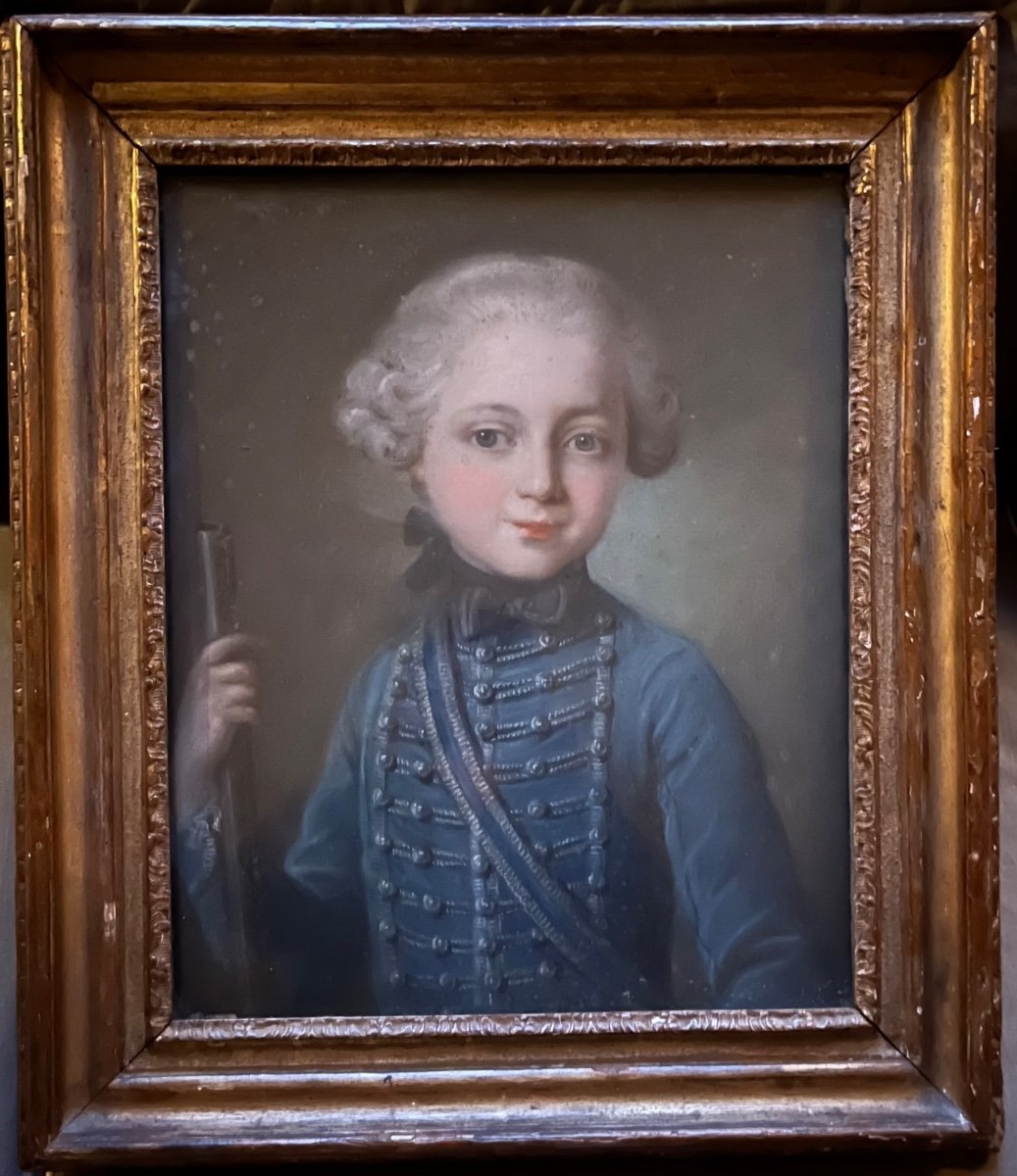 Pastel Portrait Of A Child 