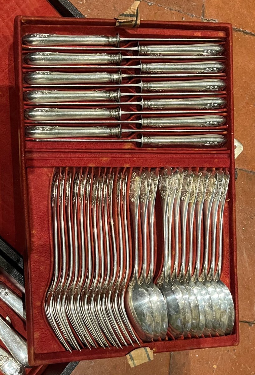 Roussel Sterling Silver Cutlery Set-photo-3