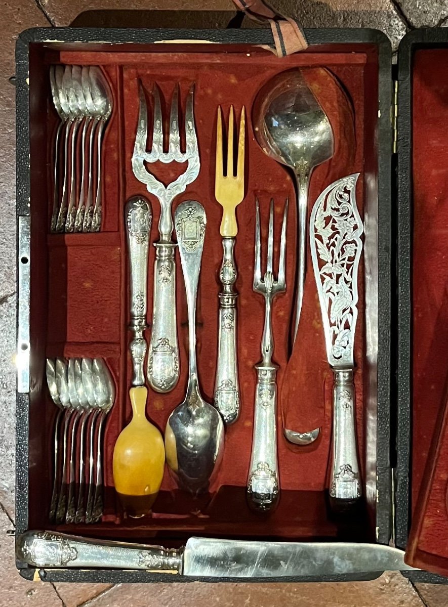 Roussel Sterling Silver Cutlery Set-photo-1