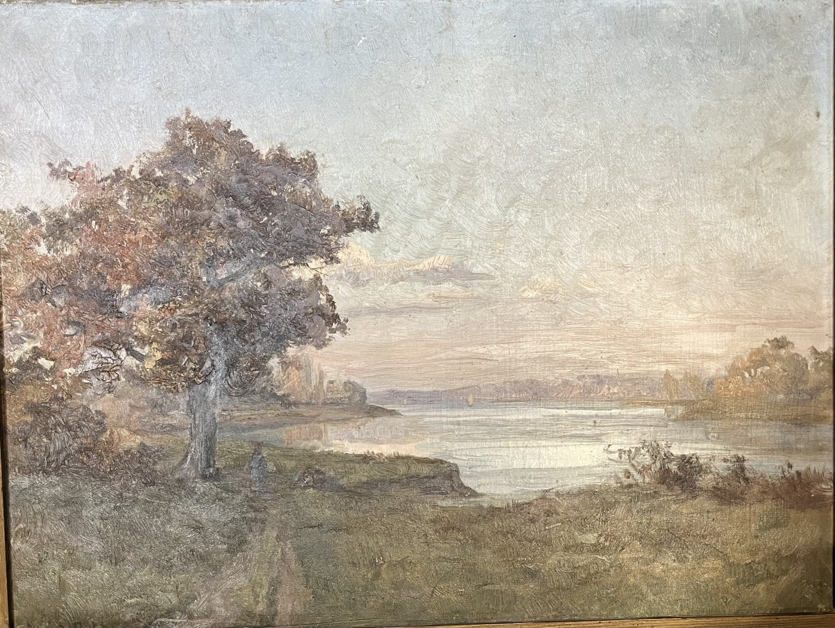 Tableau Paysage  Par Bopp Du Pont 