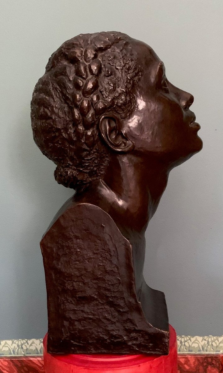 Bronze orientaliste femme africaine   1939-photo-3