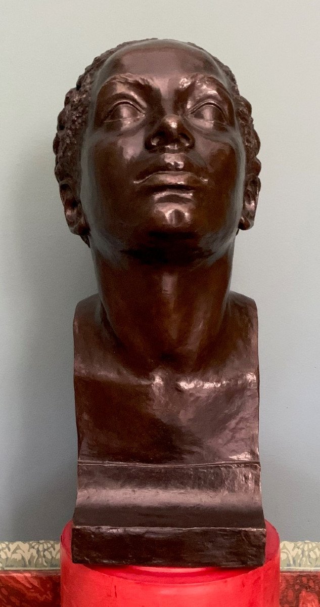 Bronze orientaliste femme africaine   1939-photo-6