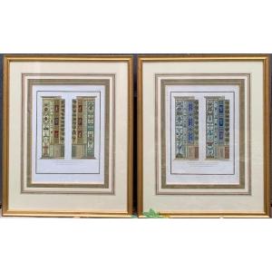 Pair Loges Du Vatican Raphael Engravings