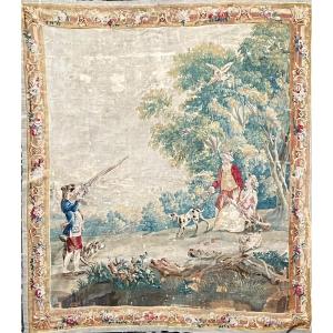 18th Century Hunting Scene Tapestry 