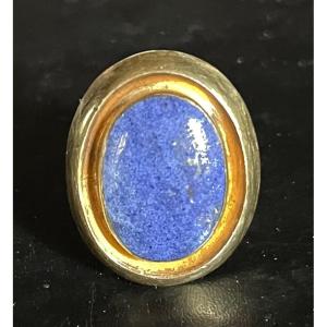 Vermeil And Lapis Lazuli Ring By Goudji