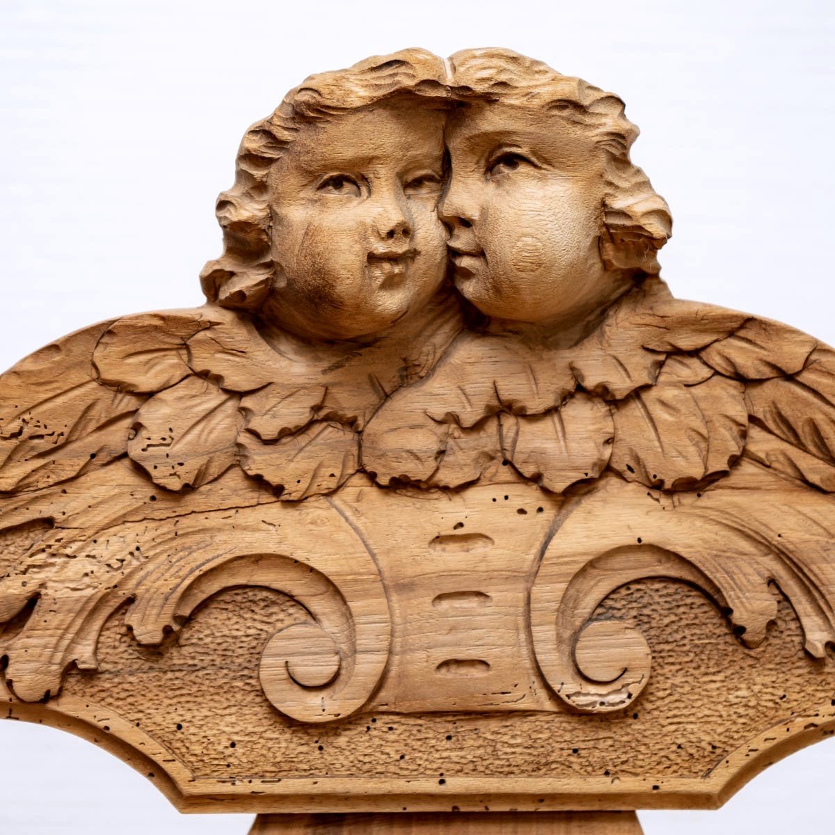 Entrance Chair - Solid Walnut - Au Putti Decor - Neo-renaissance - Period: XIXth Century-photo-4