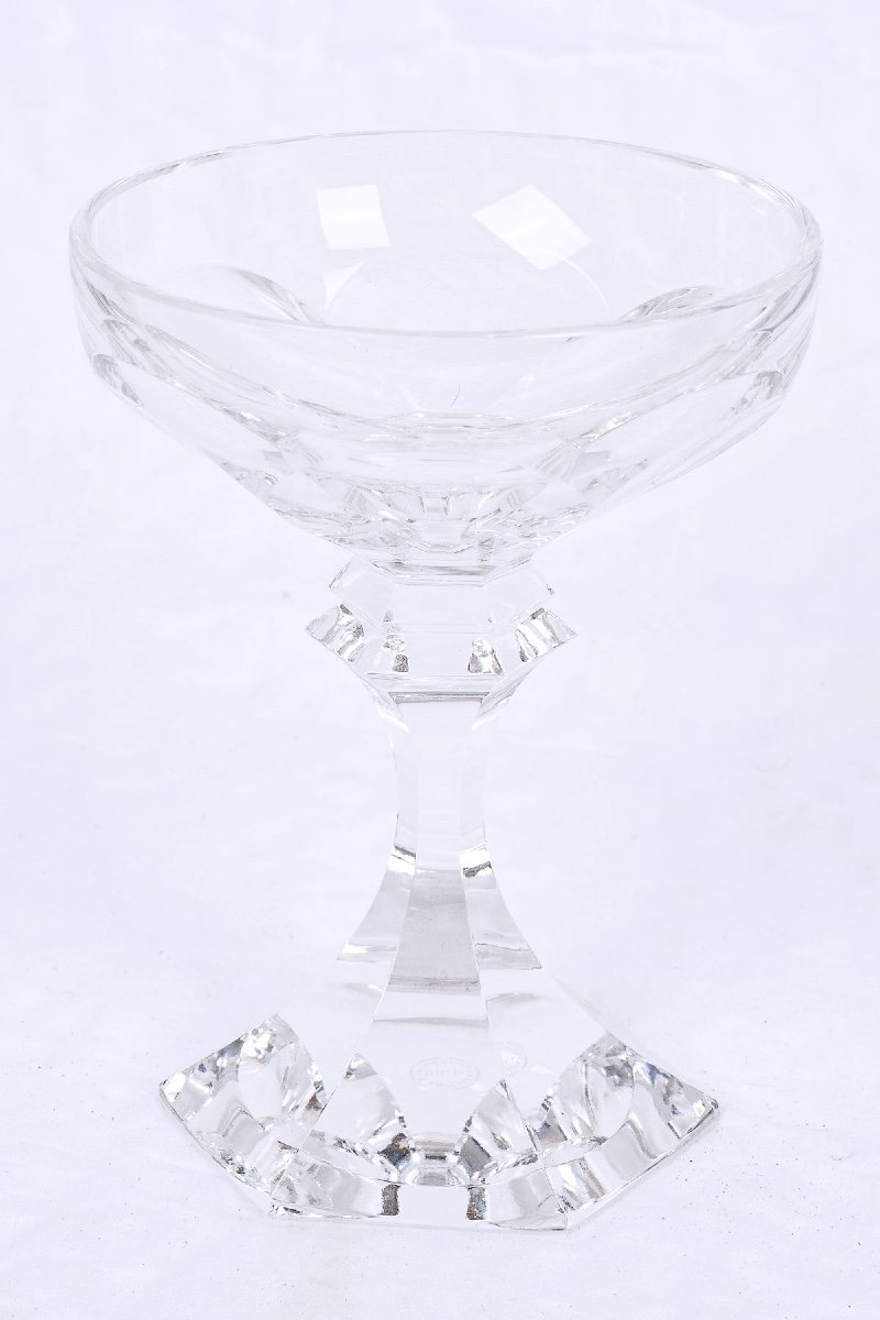 Crystal Service - Chambord Model From Maison Saint Louis - Period: 20th Century-photo-2