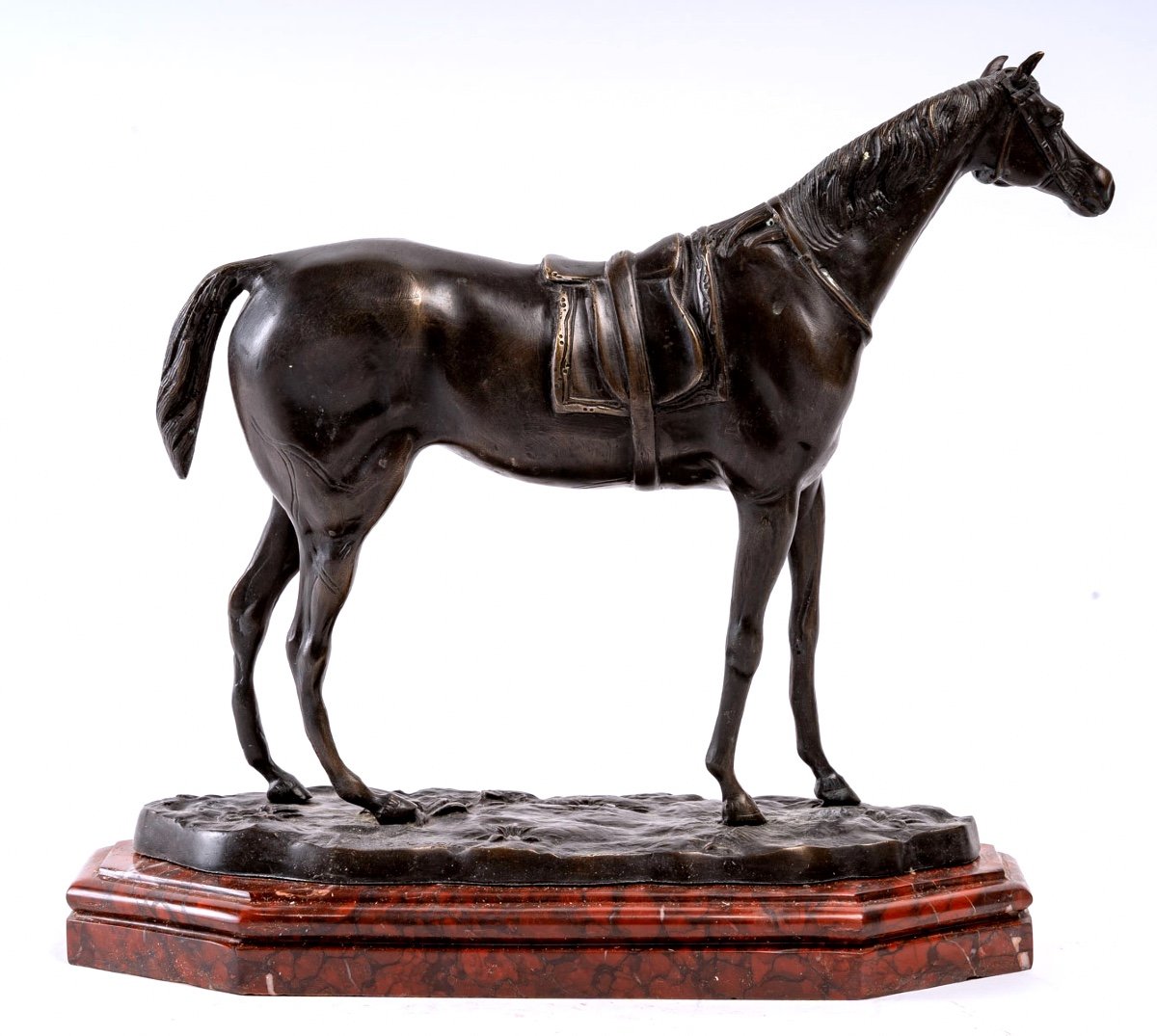 Bronze Proof - Standing Race Horse - John Willis Good - Period: Art Nouveau-photo-4