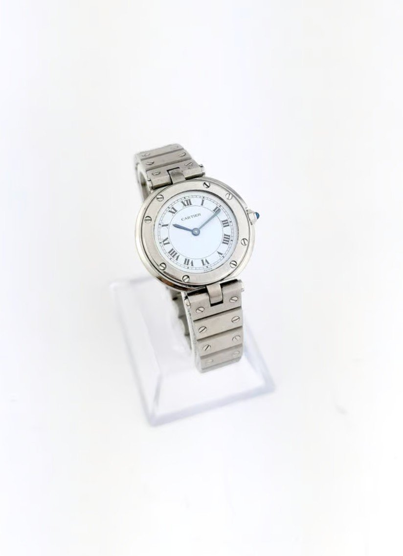 Montre Cartier - Santos Vendôme - Acier - Pm (femme)-photo-3