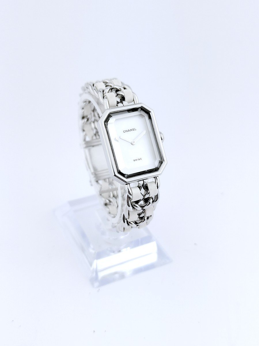 Chanel - Première Rock - Mother-of-pearl/steel/white Leather Dial - (women)-photo-3