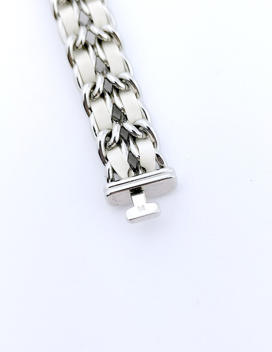 Chanel - Première Rock - Mother-of-pearl/steel/white Leather Dial - (women)-photo-7