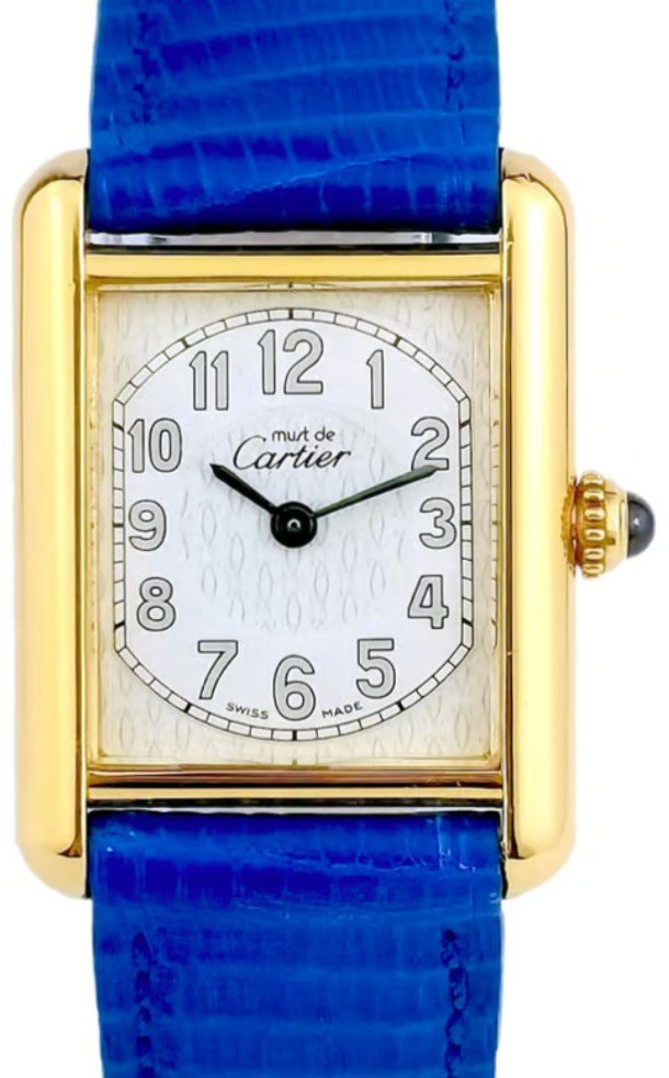 Proantic Montre Cartier Must Tank Vermeil quartz 22 mm femme