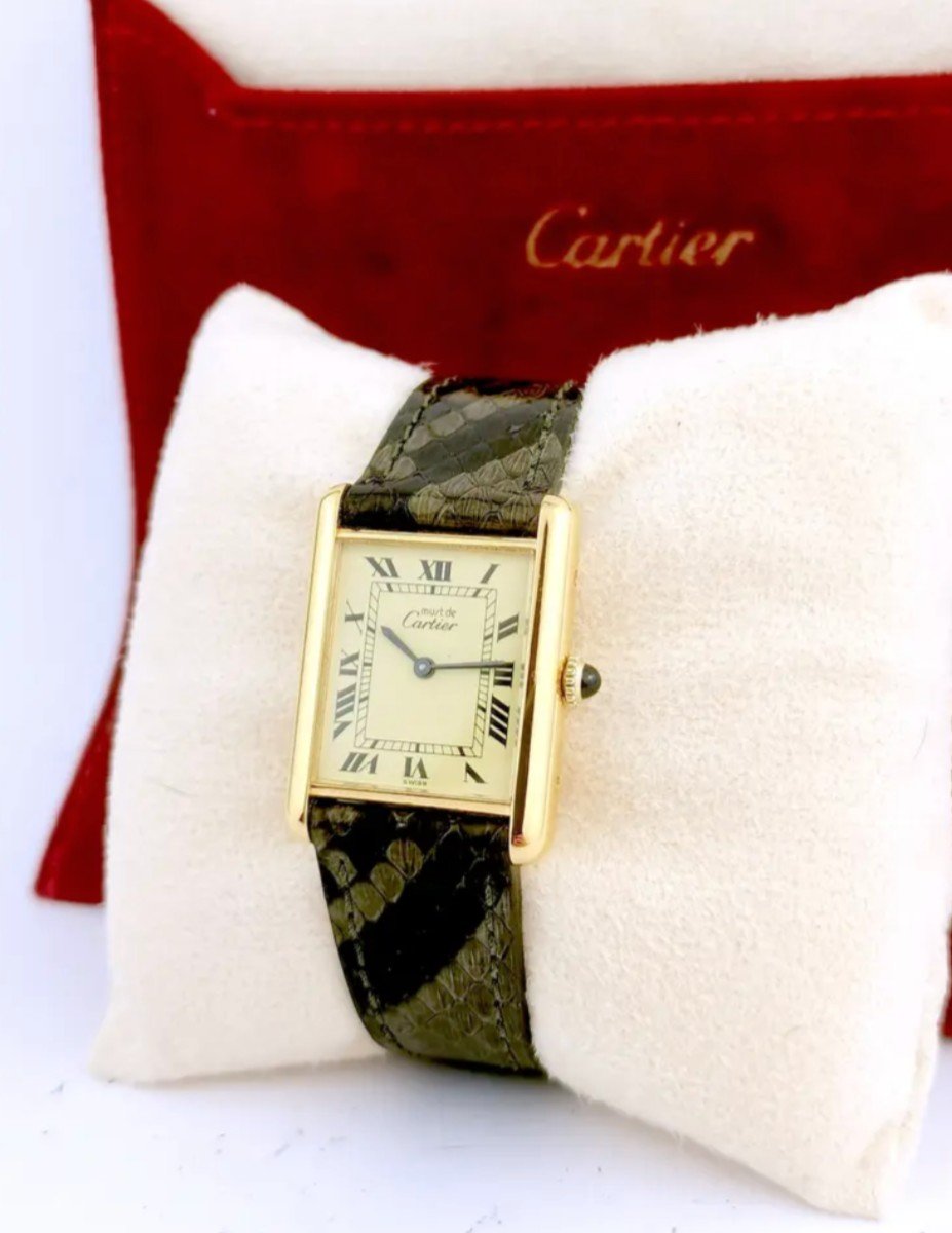 Montre Cartier - Must Tank - Mécanique - 23 Mm-photo-4