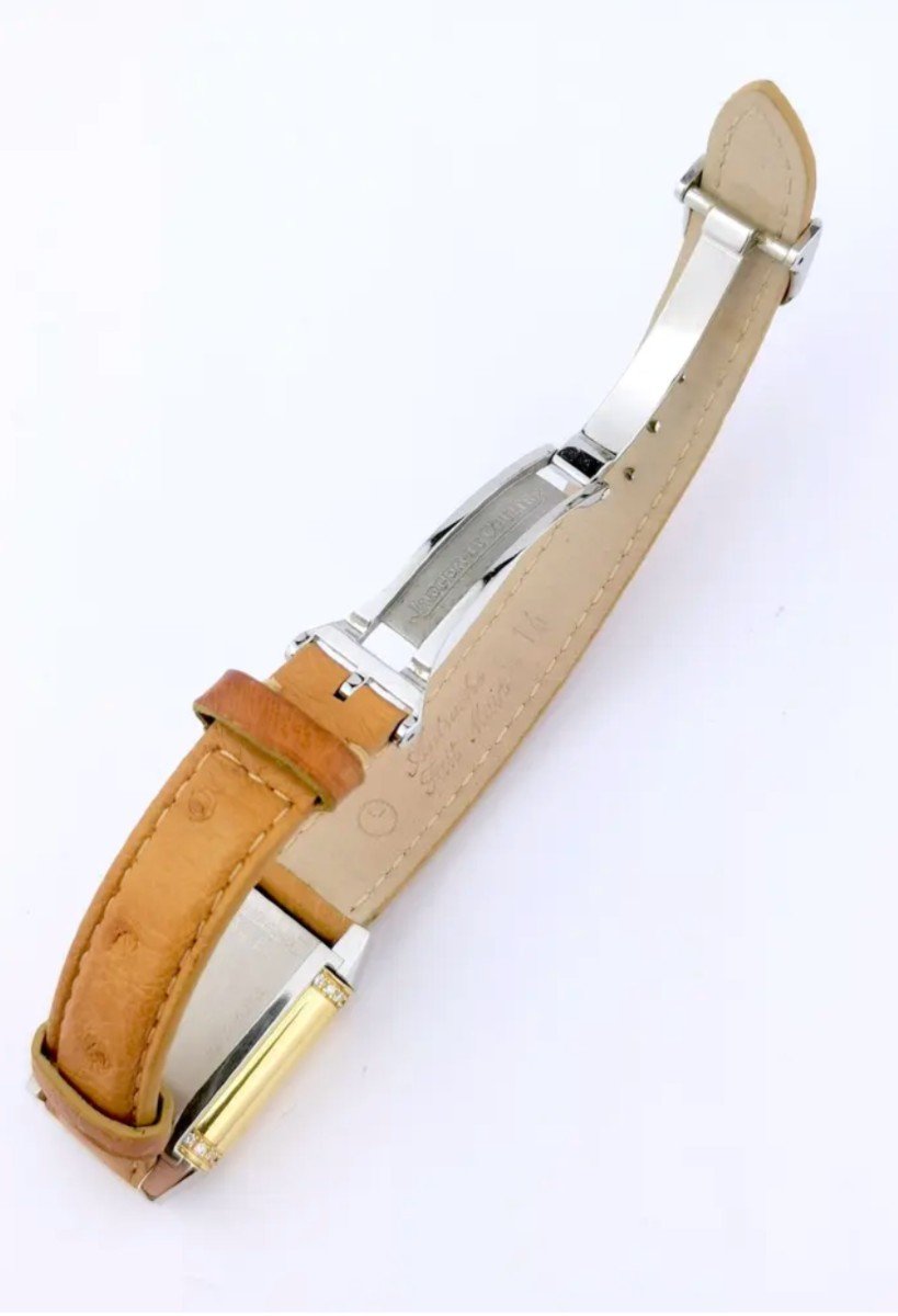 Jaeger-lecoultre Watch - Reverso - Gold/steel/diamonds/leather-photo-2