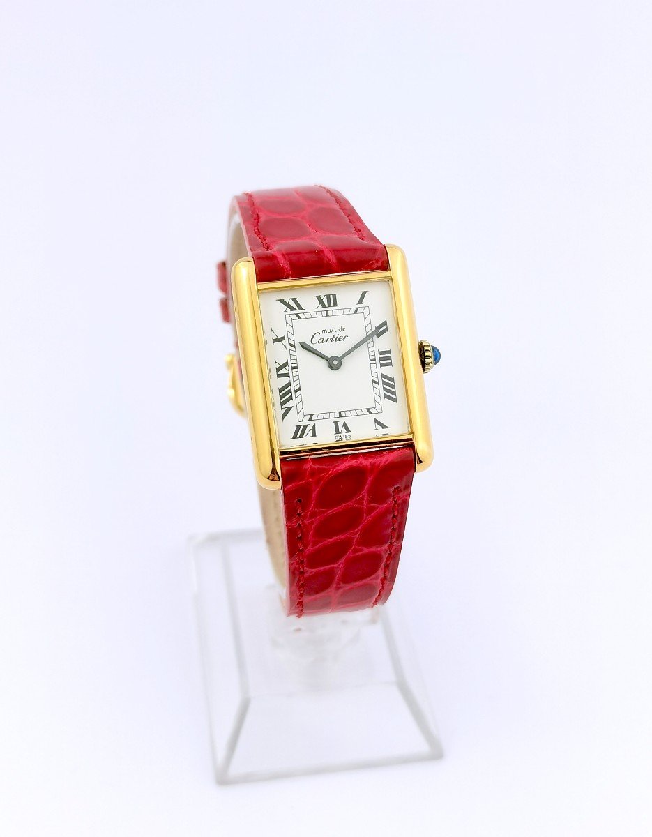 Cartier Watch - Must Tank - Mechanical - 23 Mm-photo-4