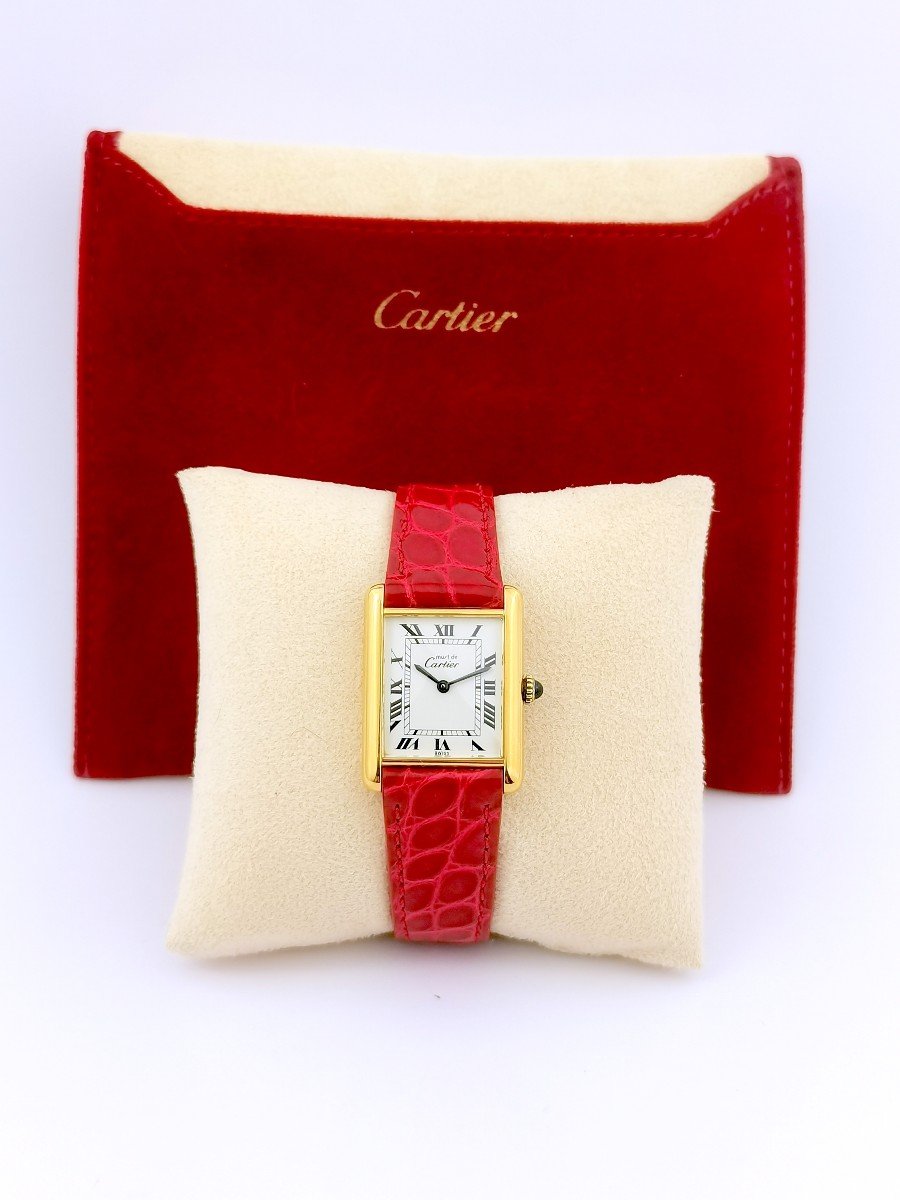 Cartier Watch - Must Tank - Mechanical - 23 Mm-photo-4