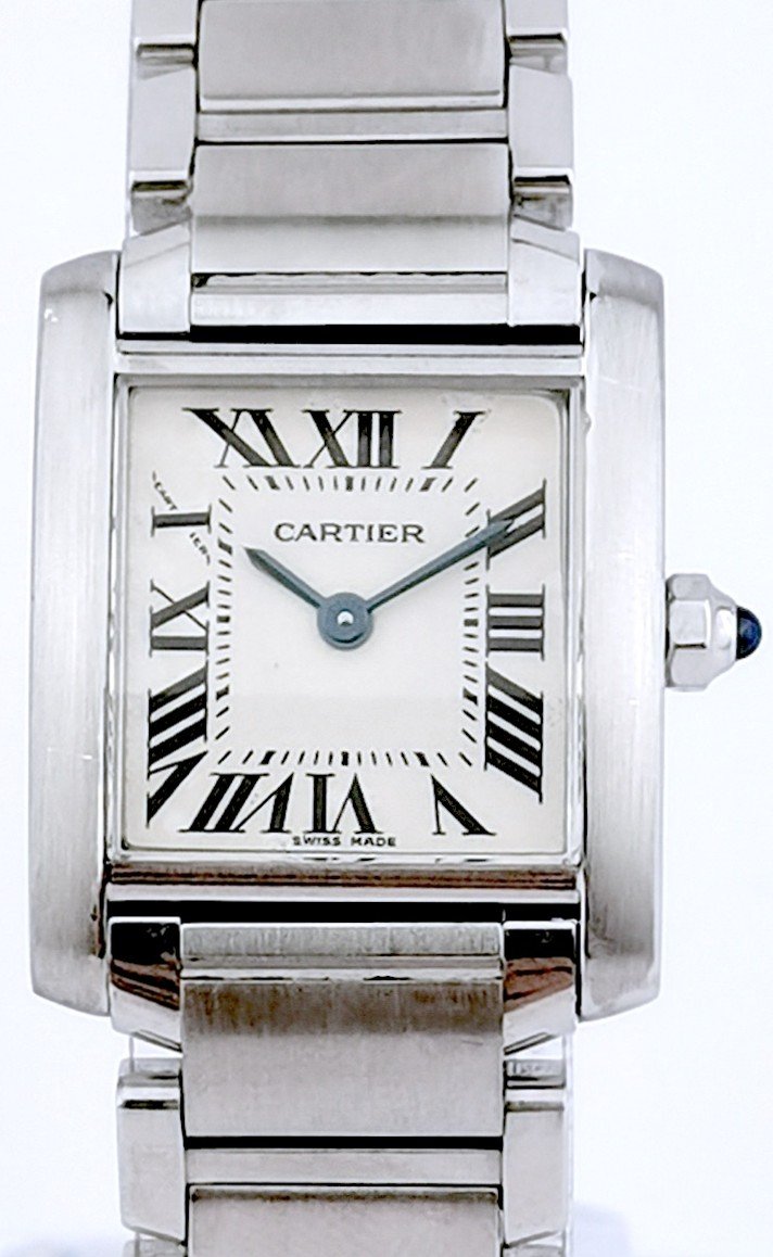 Montre Cartier - Tank Française - Acier - 20 Mm